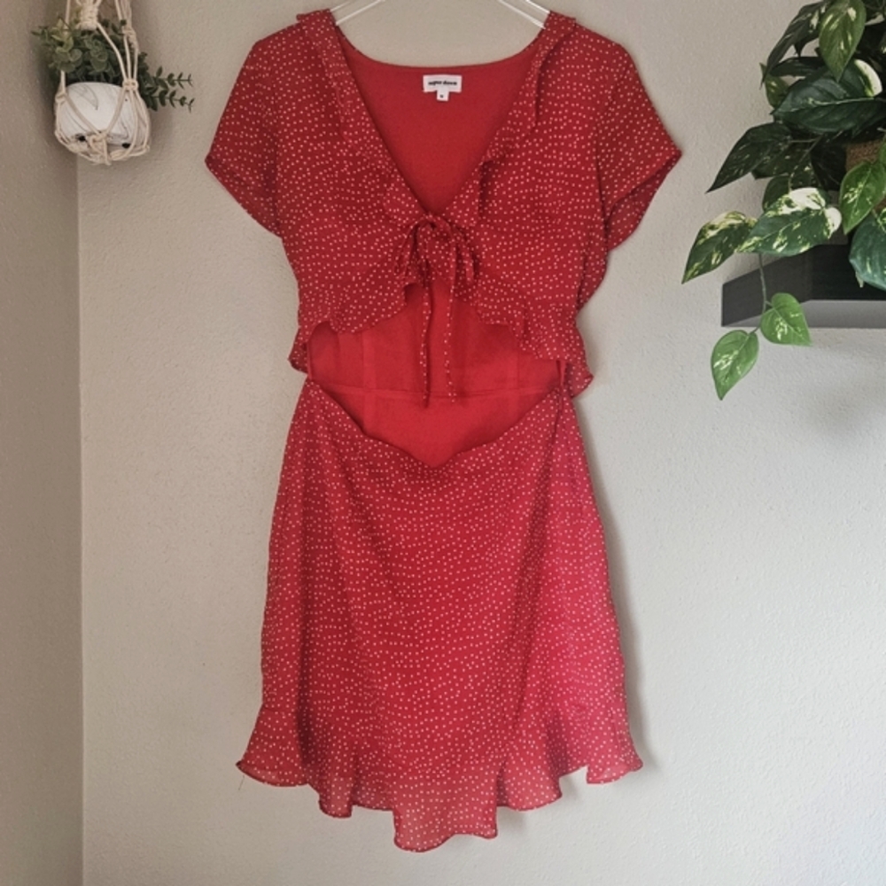 Superdown Red Mini Dress - Picture 4 of 11